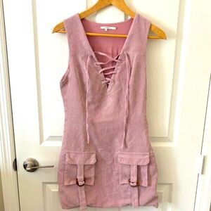Tularosa Pink corduroy dress